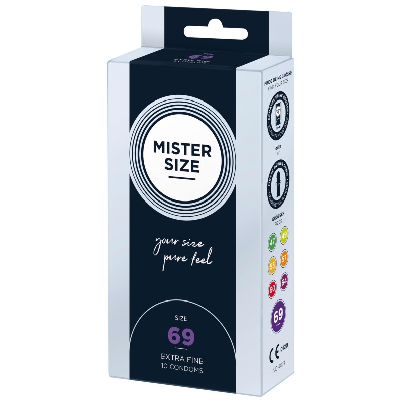 MISTER SIZE 69mm Condoms 10pcs